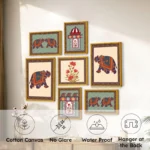 Vivid Indian Heritage Wall Art - Image 5