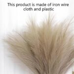 Faux Pampas Grass Sticks (45.7 cms) - Coffee - Image 4