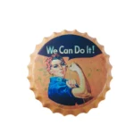 We Can Do It Bottle Cap Wall Accent - Image 4