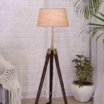 Tall Tales Tripod Floor Lamp - Beige - Image 4